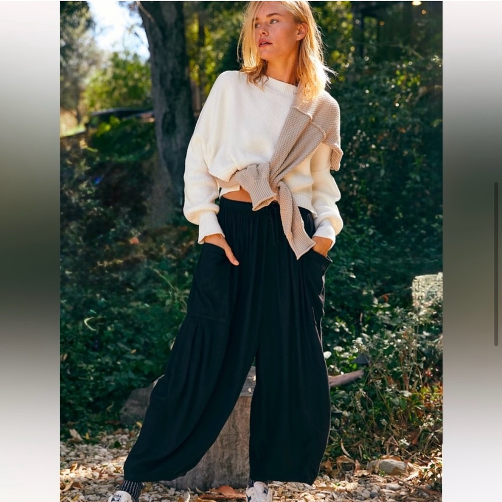 Free People Quinn Flowy Pants M